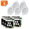 Image de Spot LED encastrable complet rond fixe - LAMPESECOENERGIE - GU10 - Blanc - 5W - 460 Lm - Classe énergétique F
