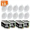 Image de Spot LED encastrable complet rond fixe - LAMPESECOENERGIE - GU10 - Blanc - Intérieur