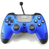 Image de Manette filaire SteelPlay Metaltech Bleue pour PS4