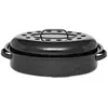 Image de Cocotte - GRANITEWARE - Roaster - Acier émaillé - Format moyen - 4 litres
