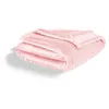 Image de Plaid douceur flanelle - - Rose Couleur : Rose Taille : 230x270 cm