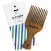 Image de Peigne Afro 2-en-1 - MONSIEUR BARBIER - Bois de Santal - Démêle - Pour Cheveux Crépus Bouclés Longs