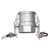 Image de Raccord camlock femelle - filetage femelle BSP en aluminium - Type D - Ø A: 1/2____ Ø B: 1/2-Ø A: 1/2____ Ø B: 1/2