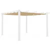 Image de Toile de toit beige pour tonnelle 3x4m Condate - toile de rechange pergola. toile de remplacement