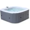 Image de Spa MSPA gonflable carré   Fjord 4 - 4 places. système anti-gel + bâche. 160cm. PVC. pompe. chauffage. gonfleur. filtre