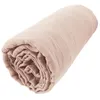 Image de Drap housse - INTEX DECO - 140x190cm - Gaze de coton bio - Bonnet 30cm - Rose