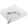 Image de Edredon - GAIA - Chantilly - 150 x 150 cm - Gaze de Coton - Finition Pompons