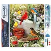 Image de Diamond Painting - Figured Art - Oiseaux dans le Jardin - 40x50cm - Kit Complet - Diamants Carrés