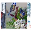 Image de Diamond Painting - Figured Art - Mésanges sur branche - 40x50cm - Kit complet - Diamants carrés
