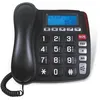 Image de TELEPHONE FILAIRE POUR SENIOR SCHNEIDER - NOIR - GMSC525FBLK CODE DOUAN SCHNEIDER - GMSC525FBLK en occasion ou reconditionné