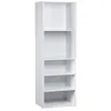 Image de Module dressing avec 5 étagères. blanc. panneaux stratifiés