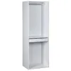 Image de Module dressing avec penderie et porte-pantalons. blanc. panneaux stratifiés