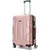 Image de TROLLEY ADC - Valise Cabine 55x34x23cm - Rigide Légère 25 Kg - 39 litres - 4 Doubles Roues Silencieuses - Palma - Rose Gold