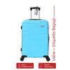 Image de Valise Cabine 55x34x22 cm ABS Rigide - Bagage Avion 39L - Cadenas - 4 Roues Doubles + Étiquette Offerte - ADC