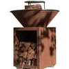Image de Brasero Classique Corten 83 Double Cuve