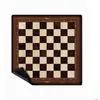 Image de Tapis déchec - WILSON JEUX - 50 cm - Cases 50x50 mm - Néoprène antidérapant - Recto imitation bois