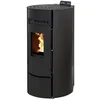 Image de Poêle à granules INTERSTOVES LEANDRO 9 Étanche Noir