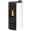 Image de Poêle à granules INTERSTOVES LEANDRO 9 Etanche Blanc
