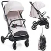 Image de Bebelissimo - Poussette Bébé Canne Ultra Compacte   Légère   Pliage à Une Main   Guidon Valise   Lioni - beige