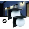 Image de Lot de 2 lampes solaires EZIlight® Solar Wall S26