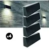 Image de Lampe murale solaire - EZILIGHT - Solar Wall S31 (lot de 4) - 700 lm - 4 modes - IP44