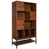 Image de Bibliothèque décor noyer 9 compartiments WALNUT