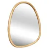 Image de Miroir organique en bois de sapin 75cm couleur naturelle CHARLIE L 75 x l 70 x E 3cm