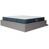 Image de Ensemble lit coffre et matelas à mémoire de forme Jade - 26cm - Anthracite / 140x190cm / Sans
