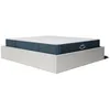 Image de Ensemble lit coffre et matelas à mémoire de forme Jade - 26cm - Blanc cassé / 140x190cm / Sans