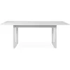 Image de KOTOR - Table à manger industrielle extensible 10 personnes blanche