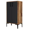 Image de Meuble de rangement - YANKA - Concept Usine - 4 tiroirs - contemporain - 35 x 60 x 111 cm - couleur Bois