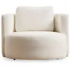 Image de OLSEN - Fauteuil bouclettes couleur crème