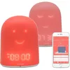 Image de Réveil enfant éducatif REMI - Babyphone - Veilleuse & Berceuse - Suivi du Sommeil - Rouge