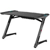 Image de Bureau pour gamer - Oraxeat - GT120 - Noir - Système de gestion des câbles - Rétroéclairage