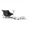Image de Cockpit de simulation racing - OPLITE - NitroKart V2 - Blanc - Ergonomique - Réglable - Immersion totale