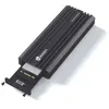 Image de HEDEN Boitier externe SSD M2 - Double interface NVMe+Sata - USB 3.2 - câble USB C - USB C/A inclus - Tout en alu