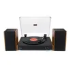 Image de Platine vinyle - Halterrego - Chicago - 3 vitesses - Bluetooth - 2 enceintes 10W RMS
