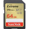 Image de SanDisk 64 Go Extreme carte SDXC + RescuePRO Deluxe jusquà 170 Mo/s UHS-I Classe 10 U3 V30