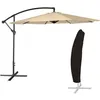 Image de Parasol déporté OAHU rond 3m de diamètre beige + housse