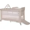 Image de Lit parapluie bébé / Lit pliant / berceau à 2 niveaux Torino 2 PLUS Lorelli - beige