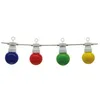 Image de Guirlande Extérieure Blanche - 10 Ampoules Colorées - IP65 - 8m OP-OT5090