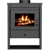 Image de Poêle à bois LUNA 10kW noir