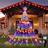 Image de Guirlande Lumineuse Noël Étoile 315 Leds Arbre Noël Lumineux 8 Modes IP44 pour Éxterieur Intérieur Mariage Soirée Sapin de Noël