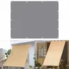 Image de Voile dombrage Balcon Rectangulaire Imperméable Anti-UV - LITREVE - 2.5x5m - Gris - 250g/m² - 4 cordes incluses