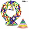 Image de Construction Magnetique Enfant - BLEOSAN - 144 pcs - STEM Jouet - Jeux Educatif de Construction