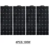 Image de Panneau solaire Flexible 300w 200w 100w ETFE PET cellule PV photatique chargeur de batterie 12V 24V 400w Kit système [587EDEB]