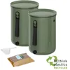 Image de Composteur Bokashi Ocean Organko 2 - Skaza - Lot de 2 avec activateur Vert - 2x9.6L
