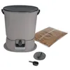 Image de Poubelle composteur Bokashi Essential 15.3L - Skaza - Inclut 1kg dactivateur - Gris