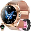 Image de Montre Connectée Femme Avec Appel Bluetooth 5.1/Numérotation 3 Bracelets 1 09 Smartwatch Avec 123 Sportifs