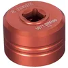 Image de Douille de pédalier - UNIOR - Bbr60 Vlo - Rouge - Aluminium anodisé - Précision CNC